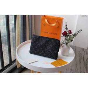 lv手包 44191黑花 ETUI VOYAGE小號收納袋 lv經典多功能護套  lvqb1762