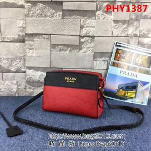 普拉達PRADA原單 新款 prada esplanade bag 1BH043原廠義大利荔枝紋牛皮單肩斜挎包 PHY1387