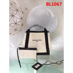 BALENCIAG巴黎世家 17春夏新款 NAVY CABAS 子母購物袋 進口耐磨棉質帆布  BL1067