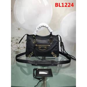 BALENCIAG巴黎世家 原版義大利進口山羊皮 小金釘 可單肩斜挎  BL1224