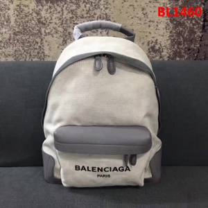 BALENCIAG巴黎世家 專櫃同步升級版 最新系列 Le Dix Money 帆布配牛皮 雙肩包 小號  BL1460