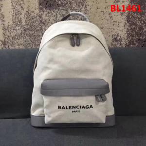 BALENCIAG巴黎世家 專櫃同步升級版 最新系列 Le Dix Money 帆布配牛皮 雙肩包 大號  BL1461