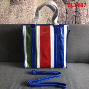 BALENCIAG巴黎世家 BALENCIAGA Bazar Shopper手袋29cm 條紋手提袋  BL1487