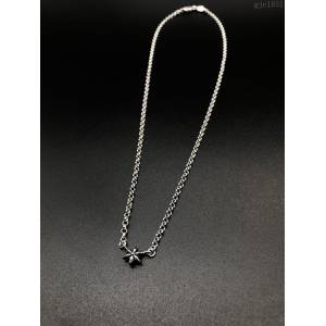 chrome hearts銀飾 克羅心迷你六芒星鎖骨鏈 克羅心銀飾品 925銀母女裝項鏈  gjc1851