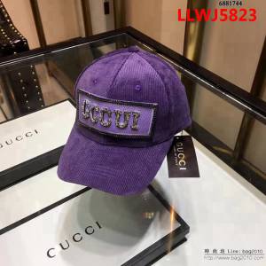 GUCCI古馳 經典款 絲絨加點鑽棒球帽 6881744 LLWJ5823