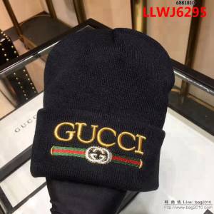 GUCCI古馳 經典款 原單針織羊毛帽 6881810 LLWJ6295