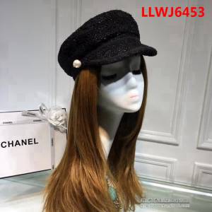 CHANEL香奈兒 走秀款 經典面料新款軍帽 LLWJ6453