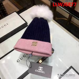 CHANEL香奈兒 火爆經典款 秋冬新品 百搭羊毛針織帽 6881976 LLWJ6877