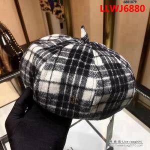 CHANEL香奈兒 秋冬專櫃新品 火爆經典百搭款貝雷帽 6881879 LLWJ6880
