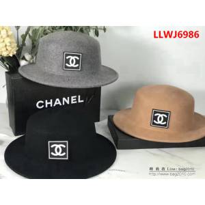 CHANEL香奈兒 爆款 網紅款小香風羊毛禮帽 LLWJ6986