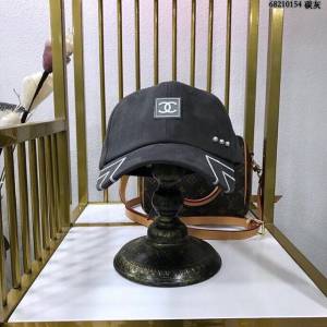 Chanel女士帽子 香奈兒線條珍珠棒球帽鴨舌帽  mm1113