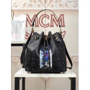 MCM女包 原單 新款 6215兔彩虹 經典兔子抽繩 小鉚釘 MCM女單肩包 斜挎包  mdmc1005