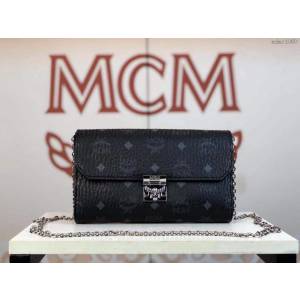 MCM女包 原單 6202中號 折疊袋蓋 Millie鏈條斜挎包 MCM單肩女包 MCM手拿包  mdmc1060