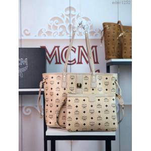 MCM女包 原單 6018 MCMLIZ VLSETOS系列 雙面可用 MCM女購物袋 MCM女手提包 單肩包  mdmc1252