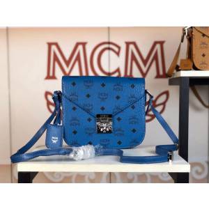MCM女包 原單 6230 Patricia郵差單肩包 MCM經典圖案 MCM斜挎女包  mdmc1368
