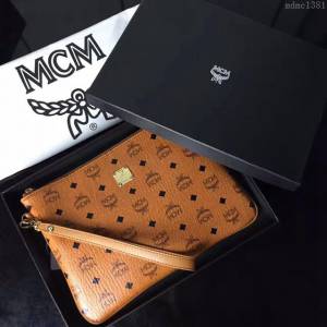 MCM手包 原單 2153 MCMSTARP經典簡約手拿包 配手拎帶子 MCM女包 手拿包  mdmc1381