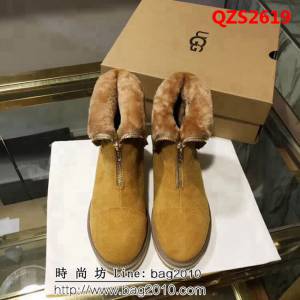 UGG 2018新款 獨家爆款 拉鏈翻毛 時尚保暖 雪地靴 QZS2619