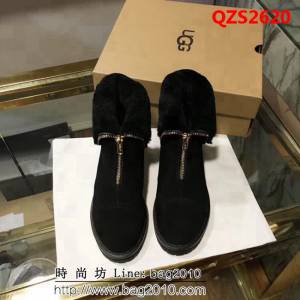 UGG 2018新款 獨家爆款 拉鏈翻毛 時尚保暖 雪地靴 QZS2620