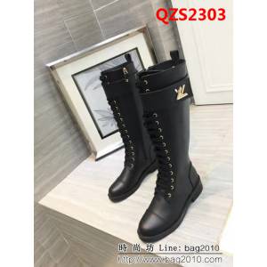 路易威登LV 專櫃同步 2018最新款 牛皮16寸長靴 QZS2303