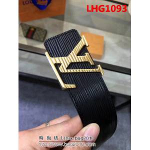 路易威登LV 香港專櫃新款 水波紋扣頭皮帶 專櫃同步 LHG1093