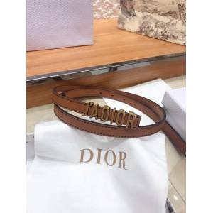 Dior女士腰帶 迪奧經典復古小字母牛皮腰帶  jjp1223