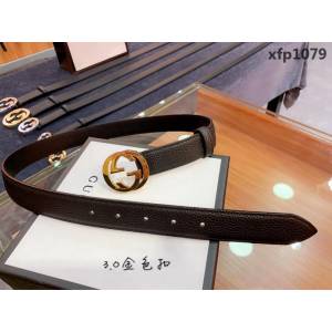 GUCCI古馳 官網爆款 正品規格 原單品質 togo荔枝紋牛皮 雙G亮面銀色扣 男士皮帶  xfp1079