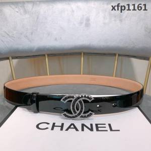 CHANEL香奈兒 18新款 30mm精品 CC珍珠滿鑽鏤空扣 樹膏底妖帶 網紅同款腰帶  xfp1161