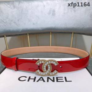 CHANEL香奈兒 18新款 30mm精品 進口皮漆皮面料 樹膏底妖帶 網紅同款腰帶 時尚款 紅色腰帶  xfp1164