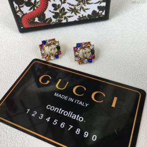 GUCCi飾品 古馳古銅復古GG耳釘 925純銀針 Gucci耳環  zgbq1123