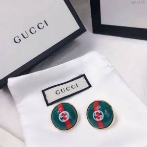 GUCCi飾品 古馳925純銀耳針耳環 Gucci專櫃同步新款 鍍鈀復古金屬耳釘  zgbq1191