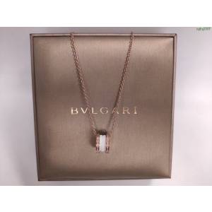 Bvlgari飾品 寶格麗高品質新款黑白陶瓷鑲鑽項鏈  zgbq3307