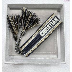 Dior飾品 迪奧經典熱銷款編織伸縮流蘇手繩 手環  zgd1359