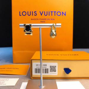 Louis Vuitton新款飾品 路易威登Minigram耳釘 LV不對稱耳環  zglv1956