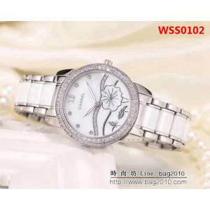 CHANEL香奈兒 奢侈風範 全陶瓷錶帶 精品女性腕表 WSS0102