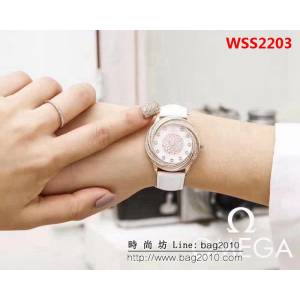 歐米茄OMEGA 時尚水鑽 女士石英腕表 WSS2203
