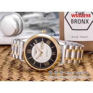 LONGINES浪琴 經典大三針 全自動機械 精品男士腕表 WSS2298