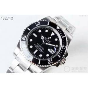 ROLEX勞力士 潛艇潛航者系列 116610綠水鬼 綠鬼v8版 原裝瑞士2836自動機械機芯 冰藍色超亮夜光 超強防水 高檔男士腕表  wssb4759