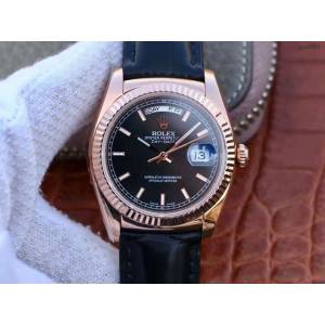 勞力士Day-Date系列手錶 Rolex最經典的系列男士皮帶腕表  gjs1853