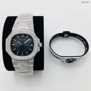 百達翡麗高端複刻男士腕表 PATEK PHILIPPE施華洛世奇美鑽男士腕表  gjs1913