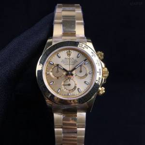 勞力士複刻手錶 Rolex超薄迪通拿新品 灰白金迪 玫瑰金迪 黃金迪 熊貓迪經典男士腕表  gjs2018
