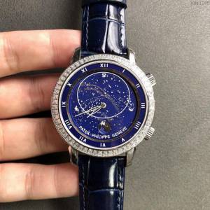 PATEK PHILIPPE手錶 星空5102天月款日內瓦蒼穹系列 百達翡麗機械表 百達翡麗高端男表  hds1096