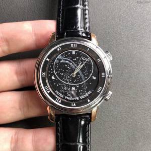 PATEK PHILIPPE手錶 星空5102天月款日內瓦蒼穹系列 百達翡麗機械表 百達翡麗高端男表  hds1097