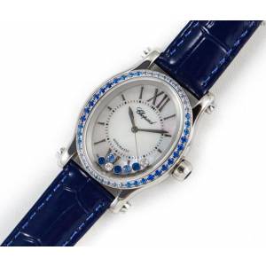 Chopard手錶 蕭邦快樂鑽系列 橢圓型機械6T28新款 蕭邦時尚女表 蕭邦機械女士腕表  hds1844