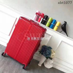 RIMOWA日默瓦 經典款拉杆箱 pc配鋁鎂合金邊框 代工廠生產 靜音萬向輪 無極拉杆拉箱  xbt1077