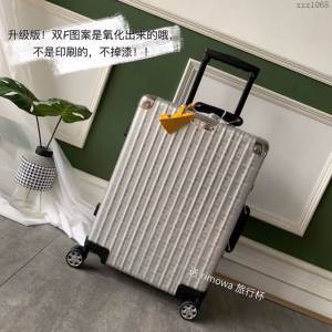 Rimowa拉杆箱 66637 日默瓦拉箱 Fendi x rimowa升級版配色款 滿箱雙F圖案 全鋁鎂合金行李箱xzx1068