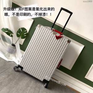 Rimowa拉杆箱 66637 日默瓦拉箱 Fendi x rimowa升級版配色款 滿箱雙F圖案 全鋁鎂合金行李箱xzx1069