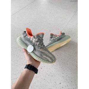 Adidas男女椰子鞋 阿迪達斯夜光椰子350 Adidas Yeezy Boost 350 v3水滴灰橙  xhn1558