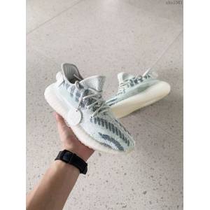 Adidas男女椰子鞋 阿迪達斯夜光椰子350 Adidas Yeezy Boost 350 v3水滴淺灰  xhn1561