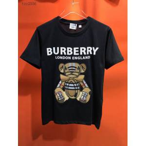 Burberry新款短袖 巴寶莉2020新款刺繡T恤 頂級品質  tzy2556