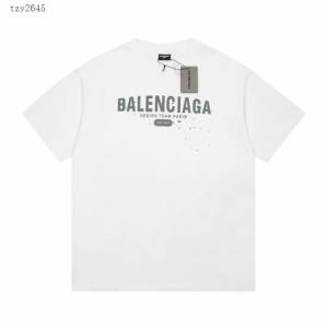 Balenciaga專櫃巴黎世家2023SS新款印花T恤 男女同款 tzy2645